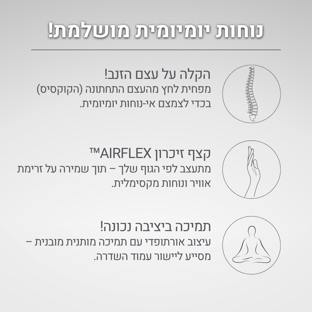ענן הגב™AirFlex  של NOLAYÁ